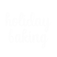 Holiday Baking Sticker