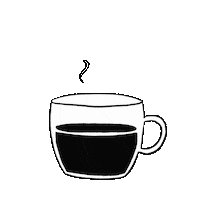 Mikahely cafe bomdia xicara bymikahely Sticker