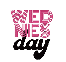 Days Of The Week Wednesday Sticker by Designs by Denae