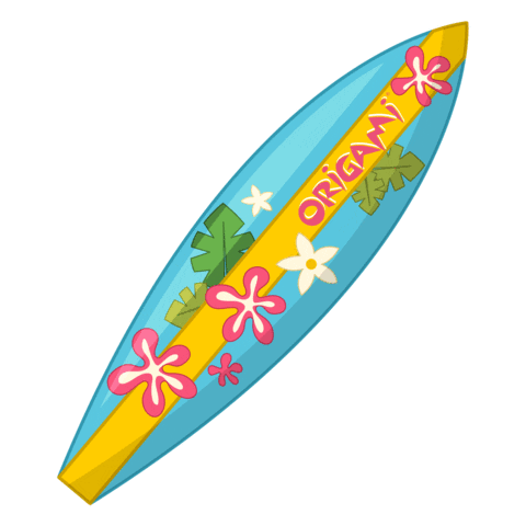 Summer Travel Sticker by Origami Bikini