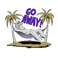 go away emoji Sticker by Fall Out Boy