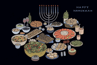 dinner feast GIF by Thoka Maer