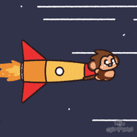 Lets Go Space GIF by Chimpers
