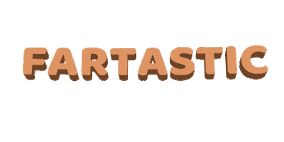 3D Fart Sticker by Justin