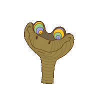 Happy Jungle Book Sticker by Anaïs Jeandel