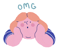 Oh My God Wow Sticker