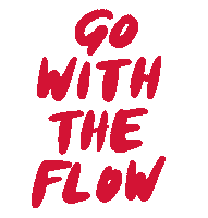 go with the flow fitness Sticker by lululemon