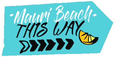 This Way Summer Sticker by Mauri