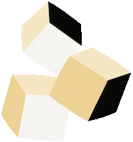Blocks Walnut Sticker by Alexsandra Bernharð
