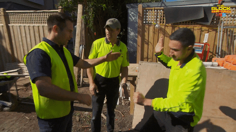 Channel 9 Reaction GIF by The Block
