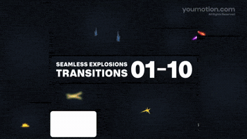 Animated Seamless Explosions Transitions 01 10