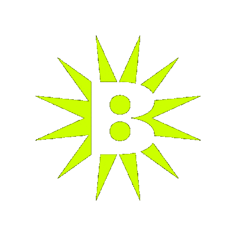 B Star Starburst Sticker by Beyond Theory