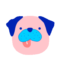 Dog Love Sticker by Tombik Studio