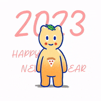coreartist rabbit happy new year 2023 토끼 GIF
