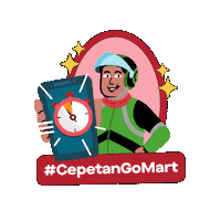 Cepet Sticker by Gojek Indonesia