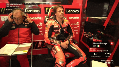 Nicolo Bulega Wave GIF by WorldSBK