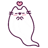 Haunting In Love Sticker by Pusheen