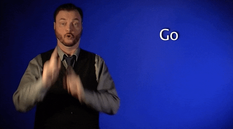 go sign language GIF by Sign with Robert