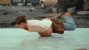 woman gives GIF