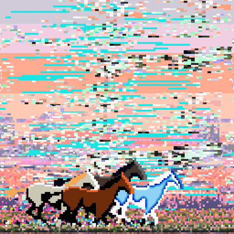Sachcoothearty art animation pixelart glitch GIF