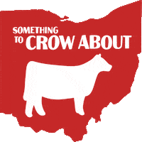 CanfieldFair something to crow about canfield fair canfieldfair somethingtocrowabout Sticker