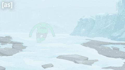 Snow Freezing GIF by Adult Swim