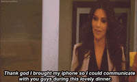 kim kardashian phone GIF