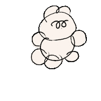 Bear くま Sticker