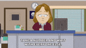 writing speak GIF by South Park 