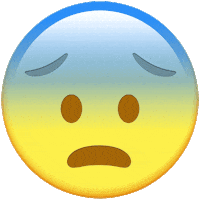 shocked emoji Sticker by Cave Social