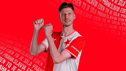 Dance Football GIF by SK Slavia Praha