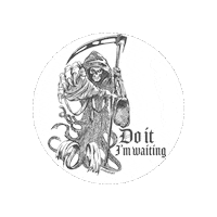 OshaOffender death do it grim osha Sticker