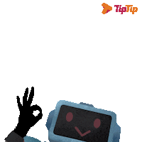 Robot Love Sticker by TipTip.co