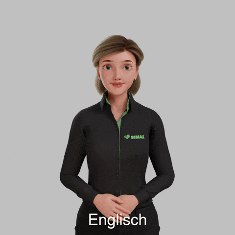 Avatar Gebärdensprache GIF by Sign Time - SiMAX