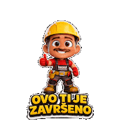 Beorol_shop beorol majstor alati ovotijezavršeno Sticker