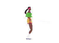 Girl Jumping Sticker by CreateDrop