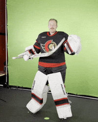Linus Ullmark GIF by ottawasenators