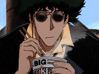 Cowboy Bebop Eating GIF