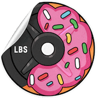 Donuts Sticker by Plate Snacks