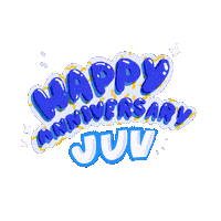 Celebrate Happy Anniversary Sticker by JUV Consulting
