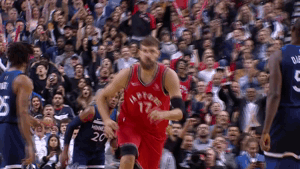 Toronto Raptors Reaction GIF by NBA