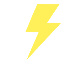 Voting Lightning Bolt Sticker by TheVoterParty