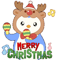 Merry Christmas Sticker by Pudgy Penguins