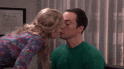 Season 10 Kiss GIF by The Big Bang Theory