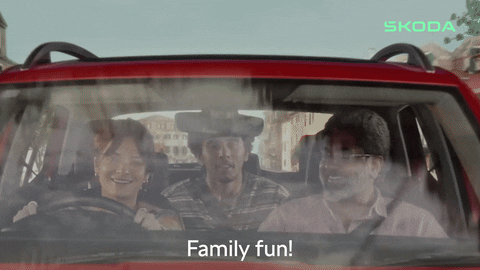 Driving Drive By GIF by Skoda India