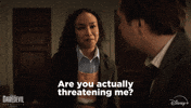 Are You Threatening Me Marvel Television GIF by Marvel Studios