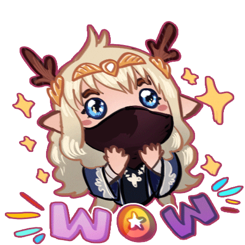 Wow Sticker