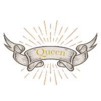 shoplaromi queen queen badge Sticker