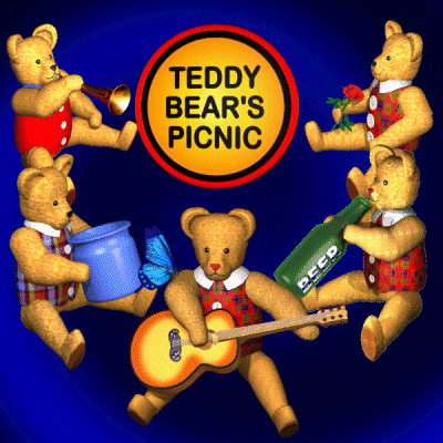 Musical Teddy Bears GIF
