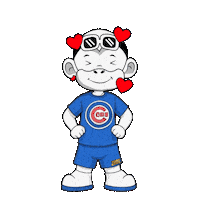 Loving Chicago Cubs Sticker by Zhot